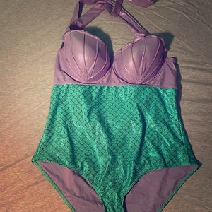 One Piece Disney Ariel Bathing Suit Plus size